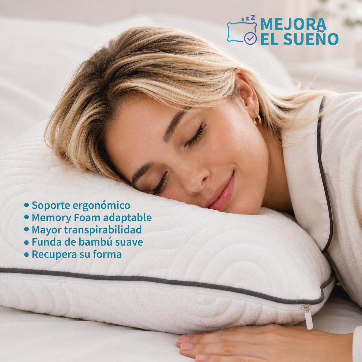 Almohadas Blue Gel
