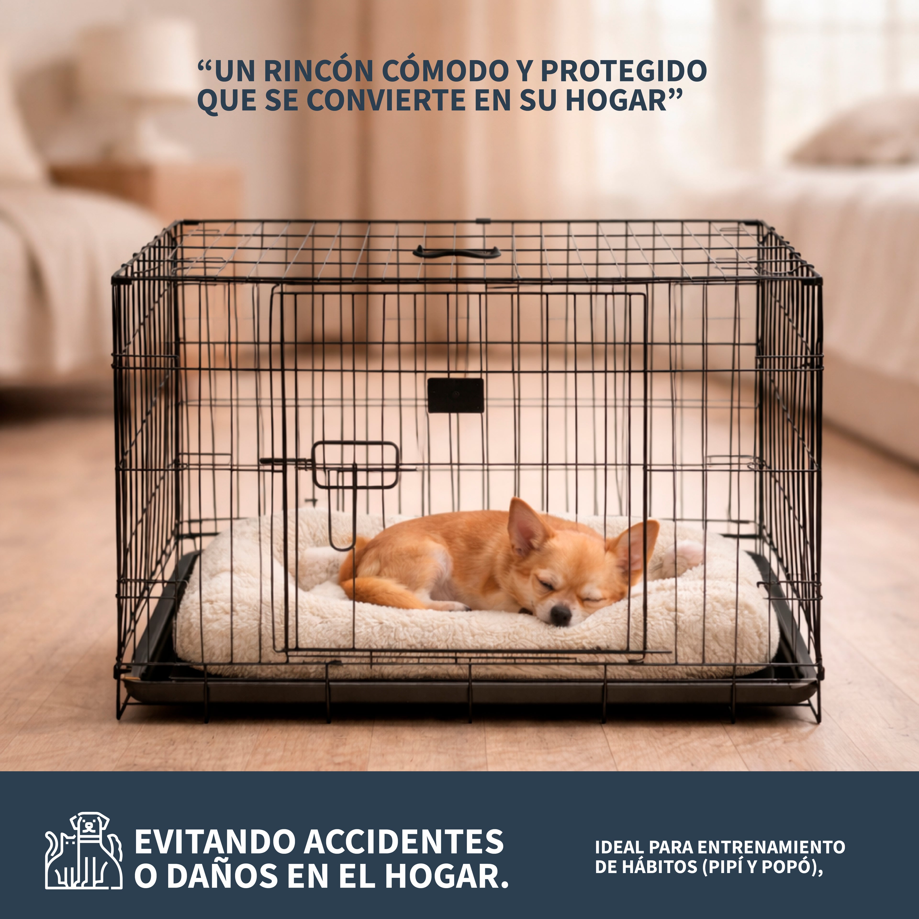Jaula Plegable para Perros