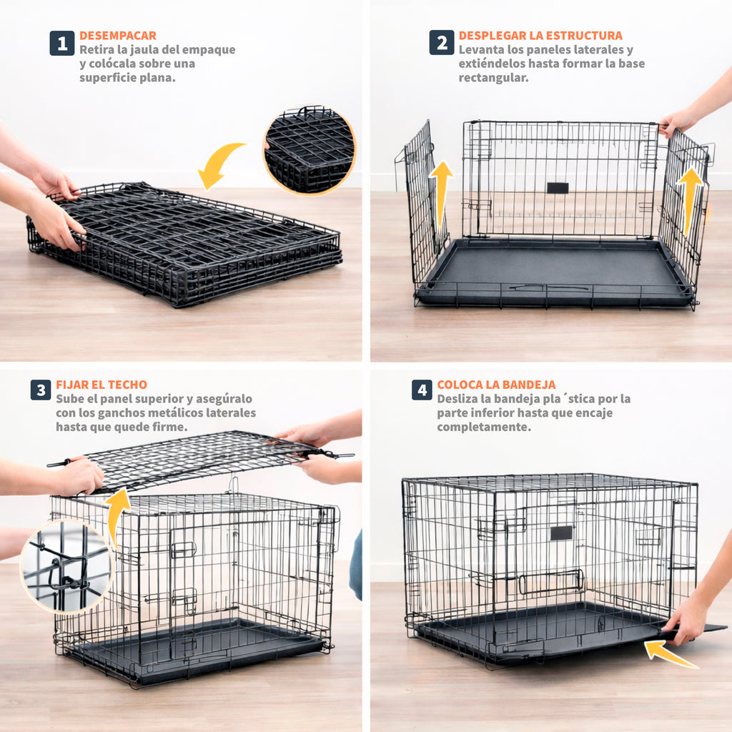 Jaula Plegable para Perros