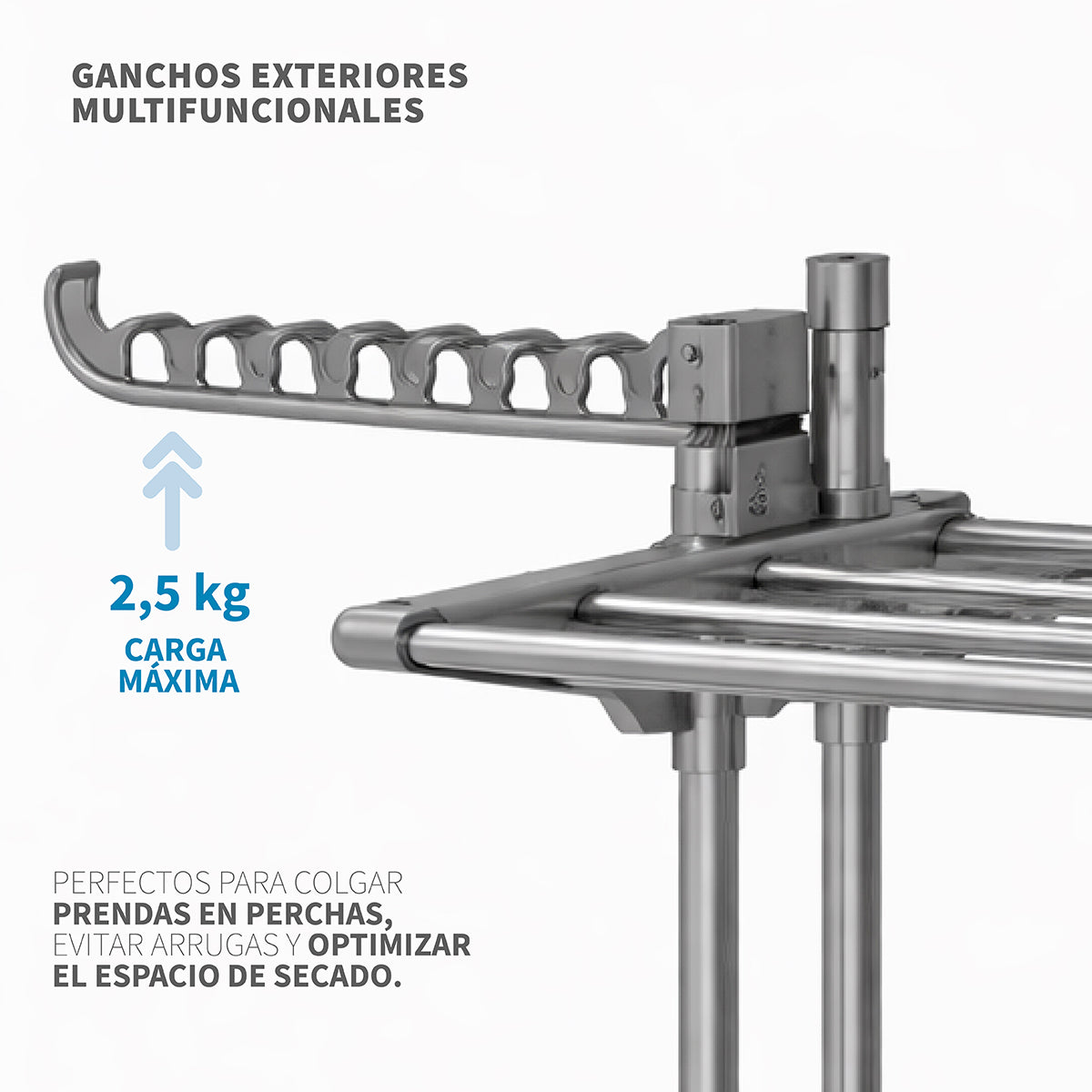 Tendedero Plegable con Ruedas