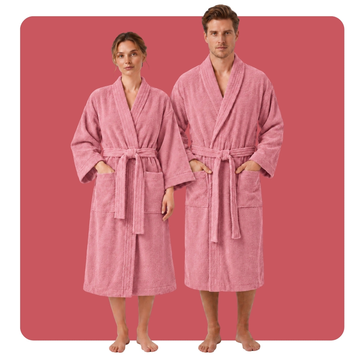 Bata de Baño Unisex Unitalla | Palo de Rosa