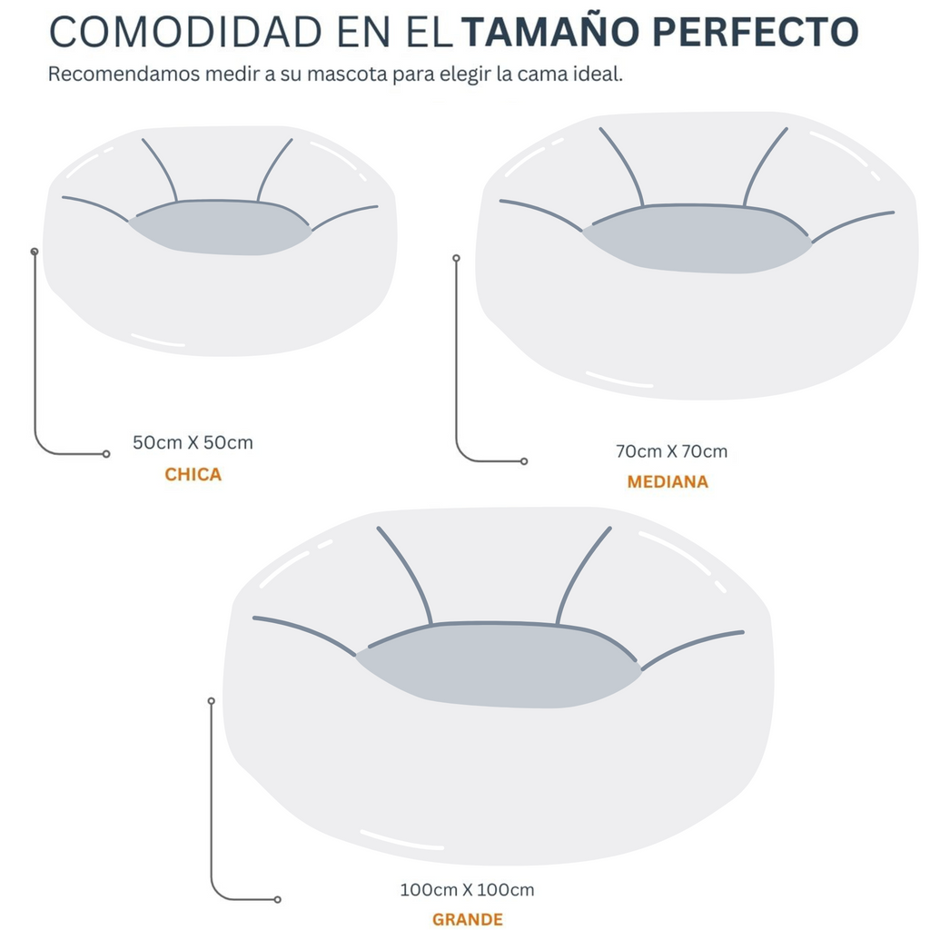 Cama para Mascotas Antiestres