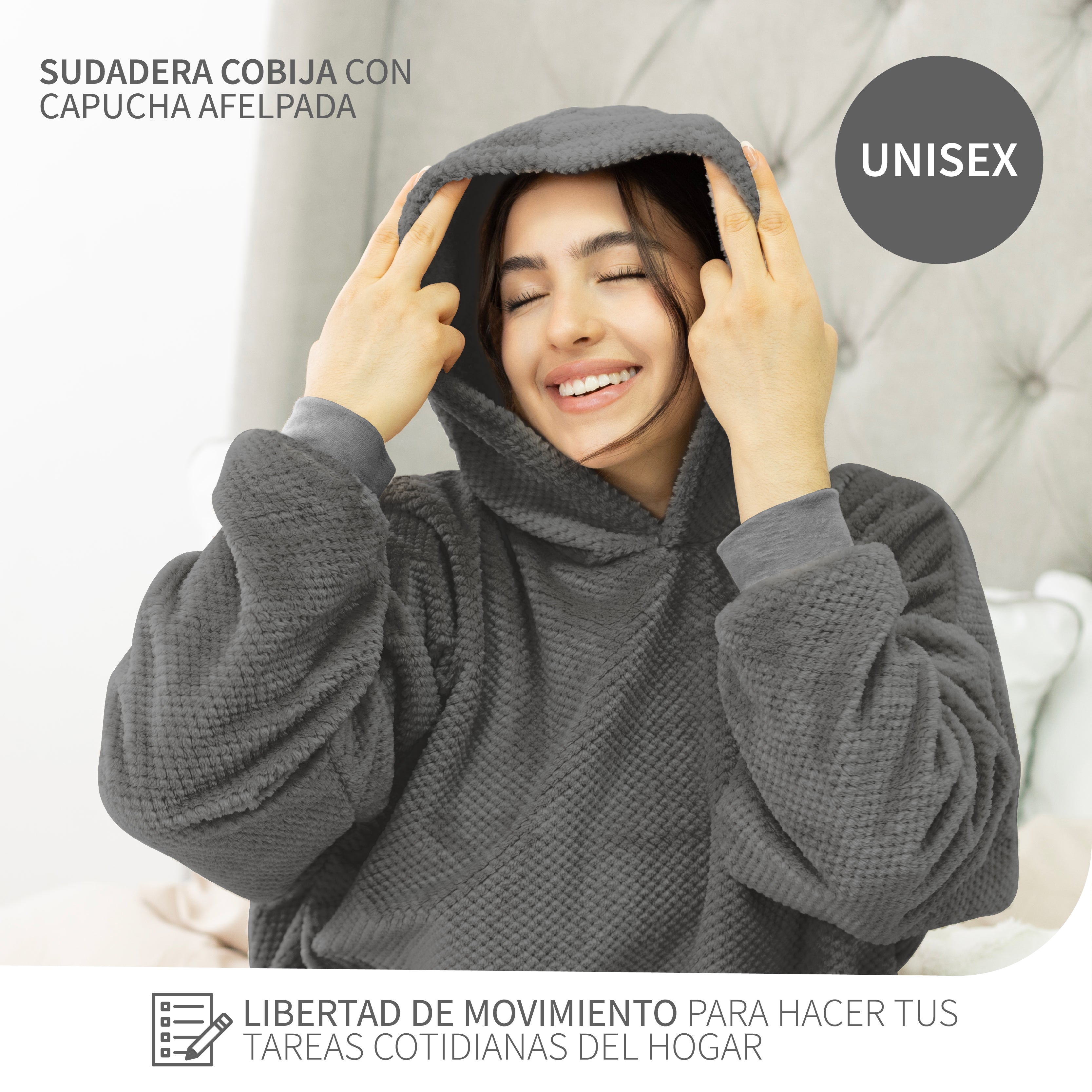 Sudadera Cobija Unisex Unitalla