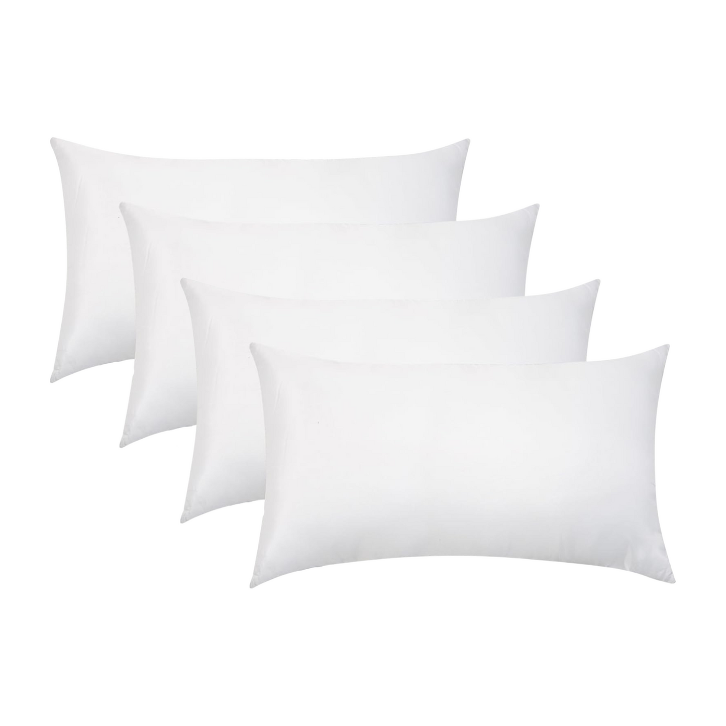 Set de Rellenos Esponjoso para Almohadas y Cojínes Decoración Recamara y Sala Mayor Cómodidad 100% Fibra