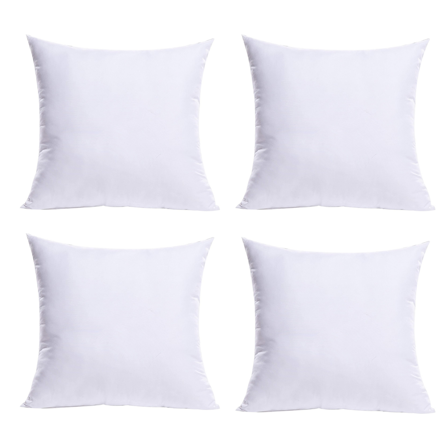Set de Rellenos Esponjoso para Almohadas y Cojínes Decoración Recamara y Sala Mayor Cómodidad 100% Fibra