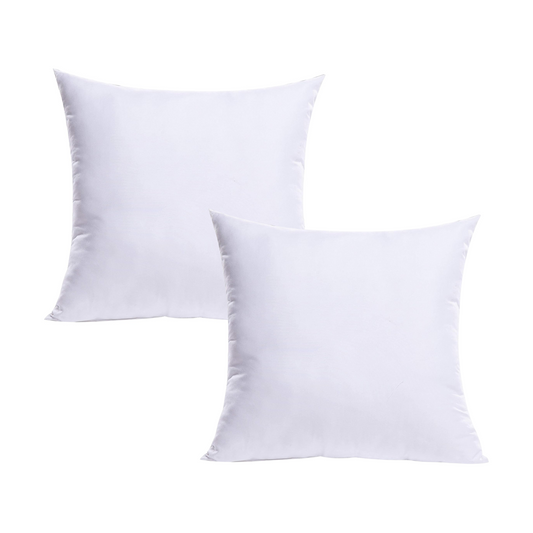 Set de Rellenos Esponjoso para Almohadas y Cojínes Decoración Recamara y Sala Mayor Cómodidad 100% Fibra