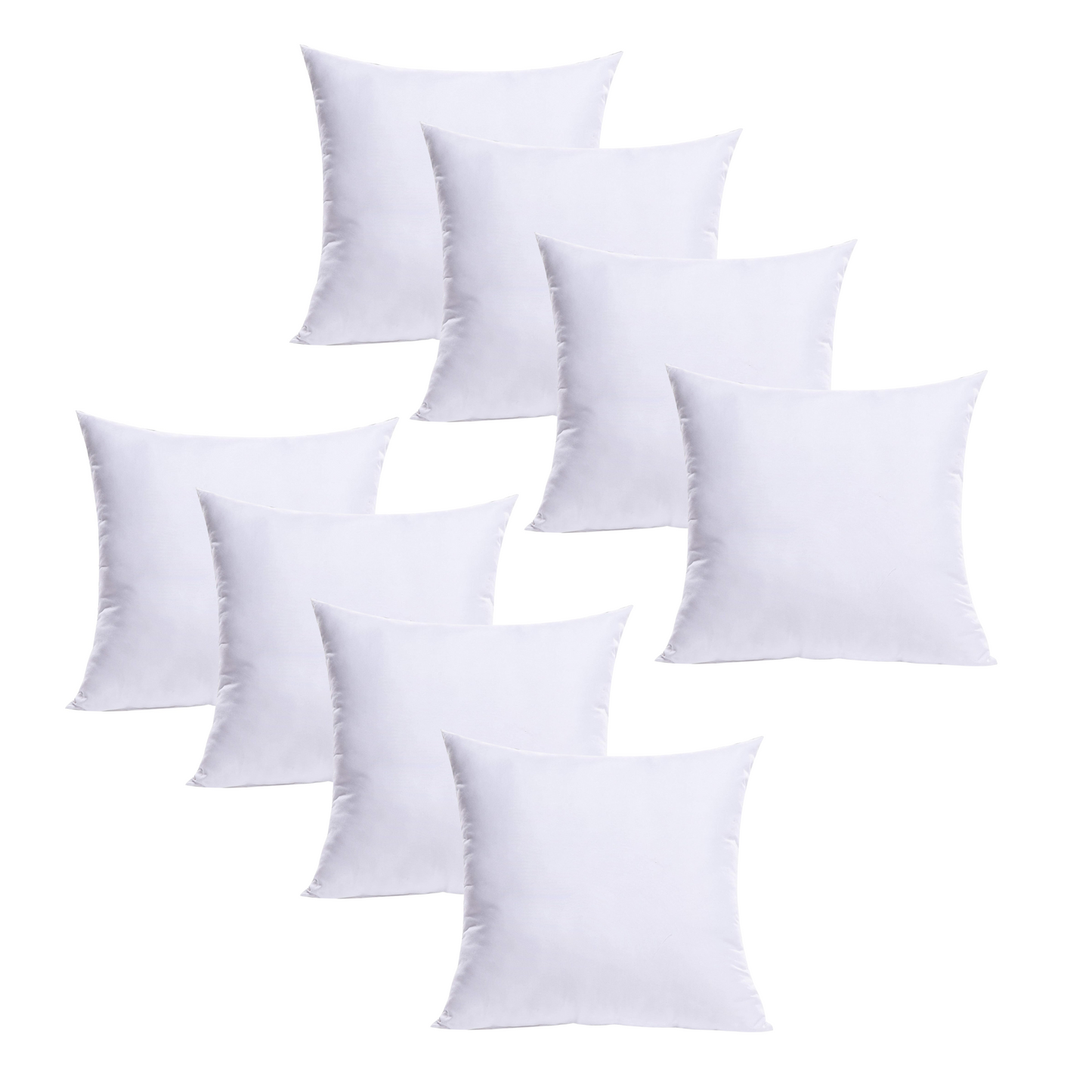 Set de Rellenos Esponjoso para Almohadas y Cojínes Decoración Recamara y Sala Mayor Cómodidad 100% Fibra