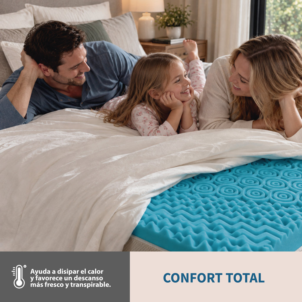 Sobrecolchón Memory Foam
