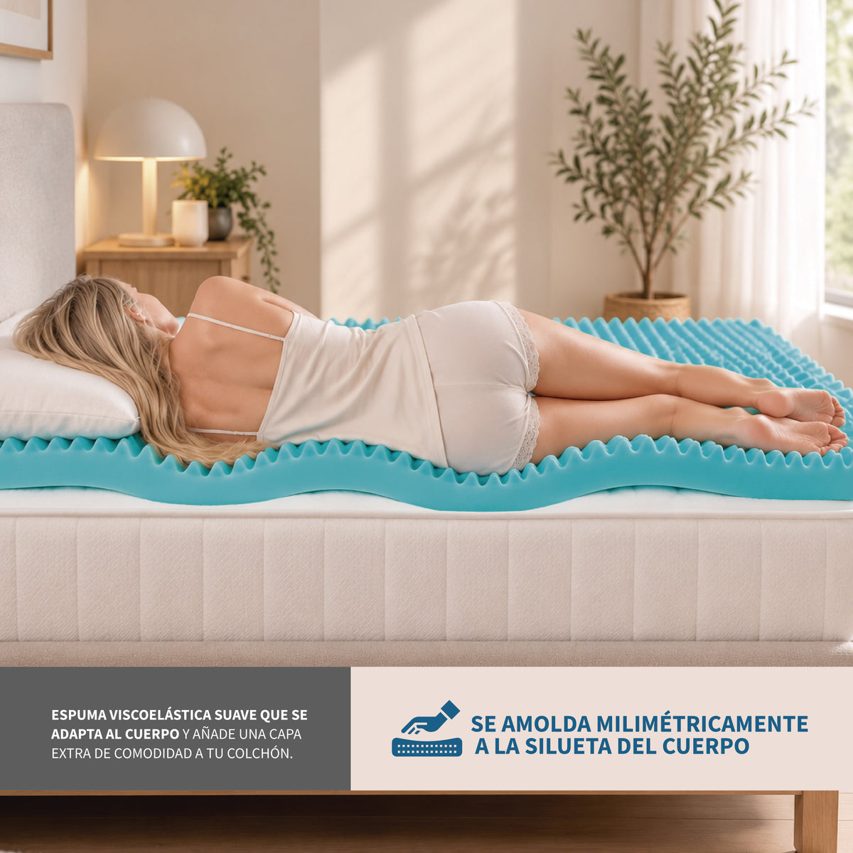 Sobrecolchón Memory Foam