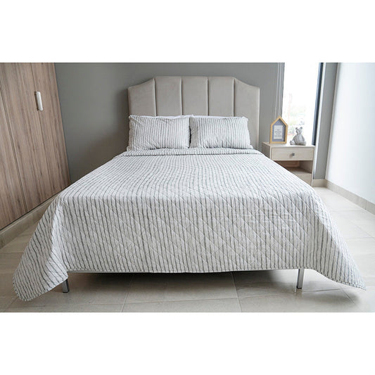 Juego de edredón microfibra suave y ligero pinsonic con fundas de almohada Terranza