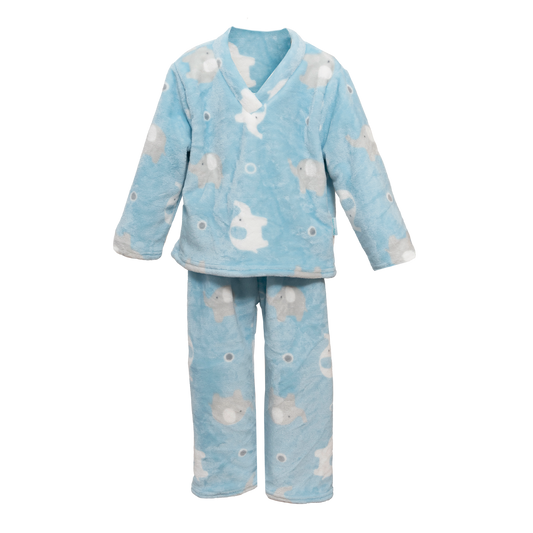 Pijama ultrasuave de microfibra para niño (2 piezas) Elephant